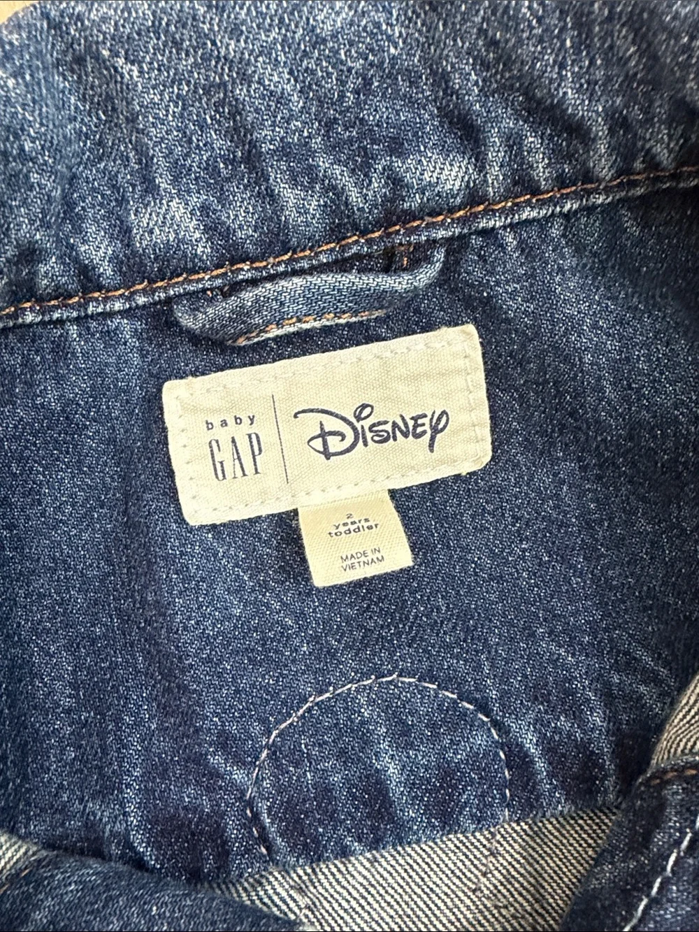 GAP x Disney - Kids Denim Mickey Mouse Jacket